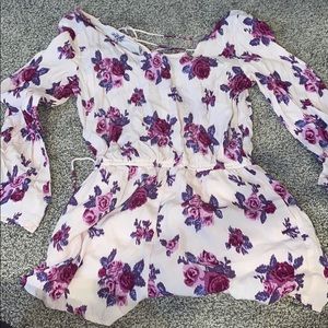 Flowered Romper